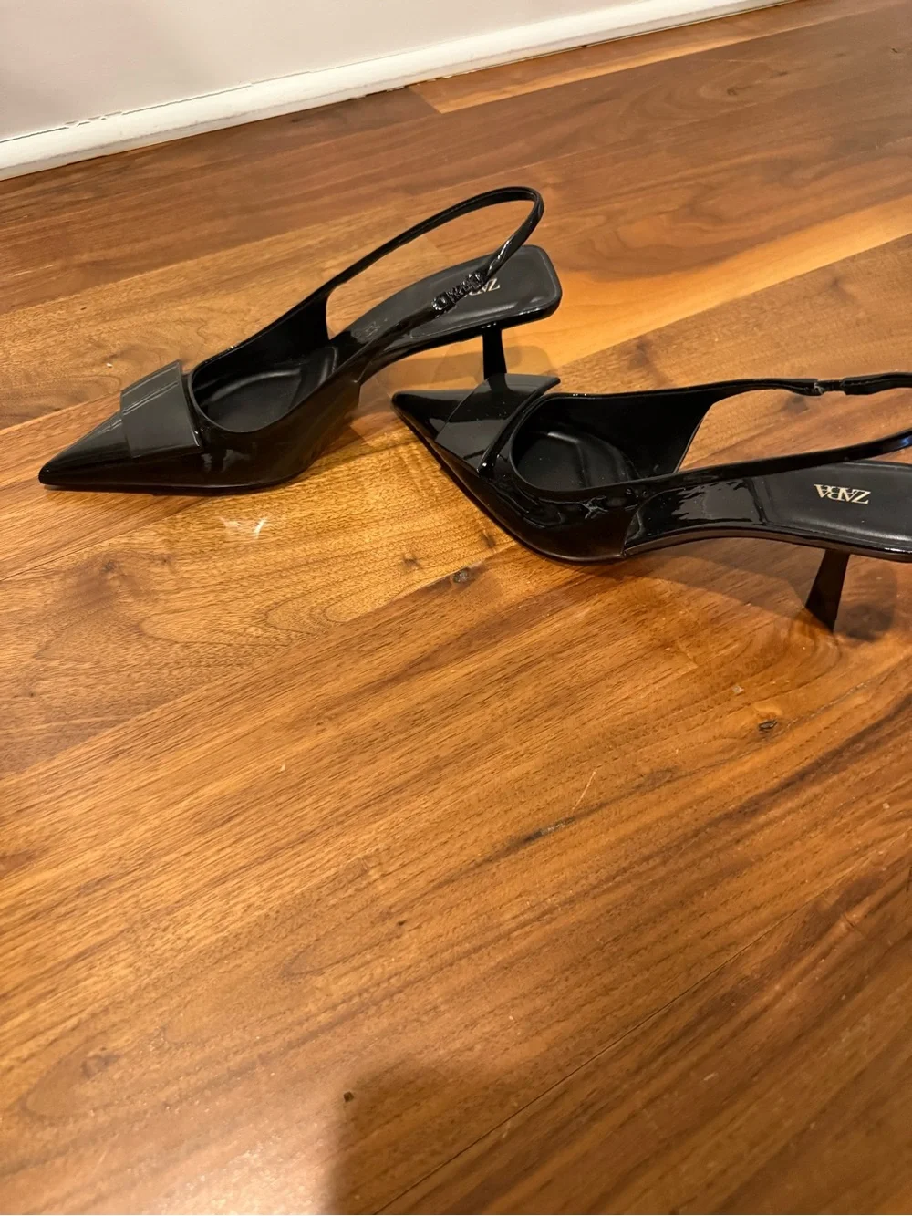 Zara black patent